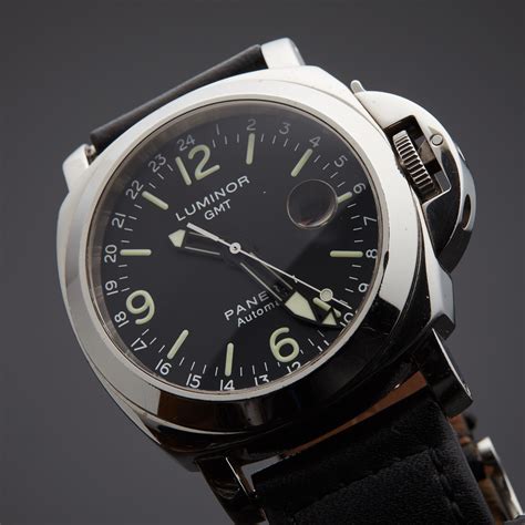 panerai luminor gmt alligator|officine panerai luminor gmt automatic.